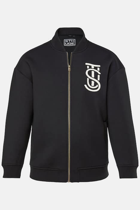 STHUGE-collegetakki, scuba, vetoketju, pusakka, suurin koko 8XL