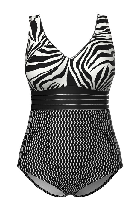 Plavky, tygří vzor, měkké košíčky, ozdobný pásek