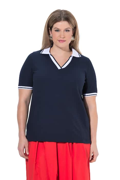 Polokošile, kontrastní okraje, polo límec, polo rukávy