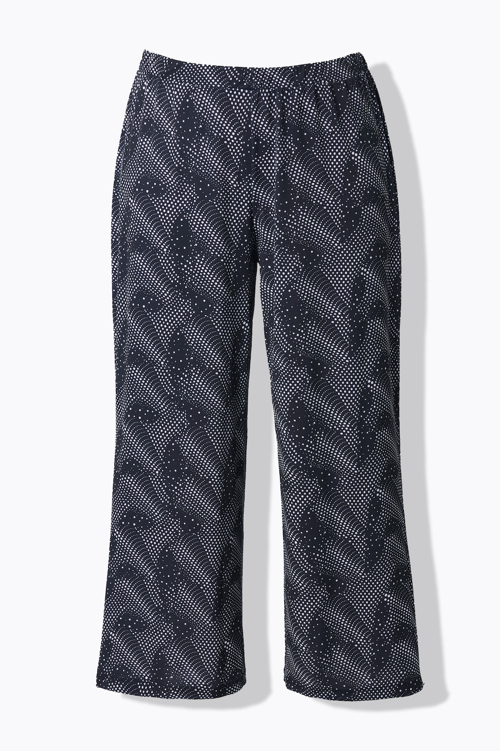 Stora storlekar Culottebyxa, Dam, svart, storlek: 66/68, Polyester, Ulla Popken