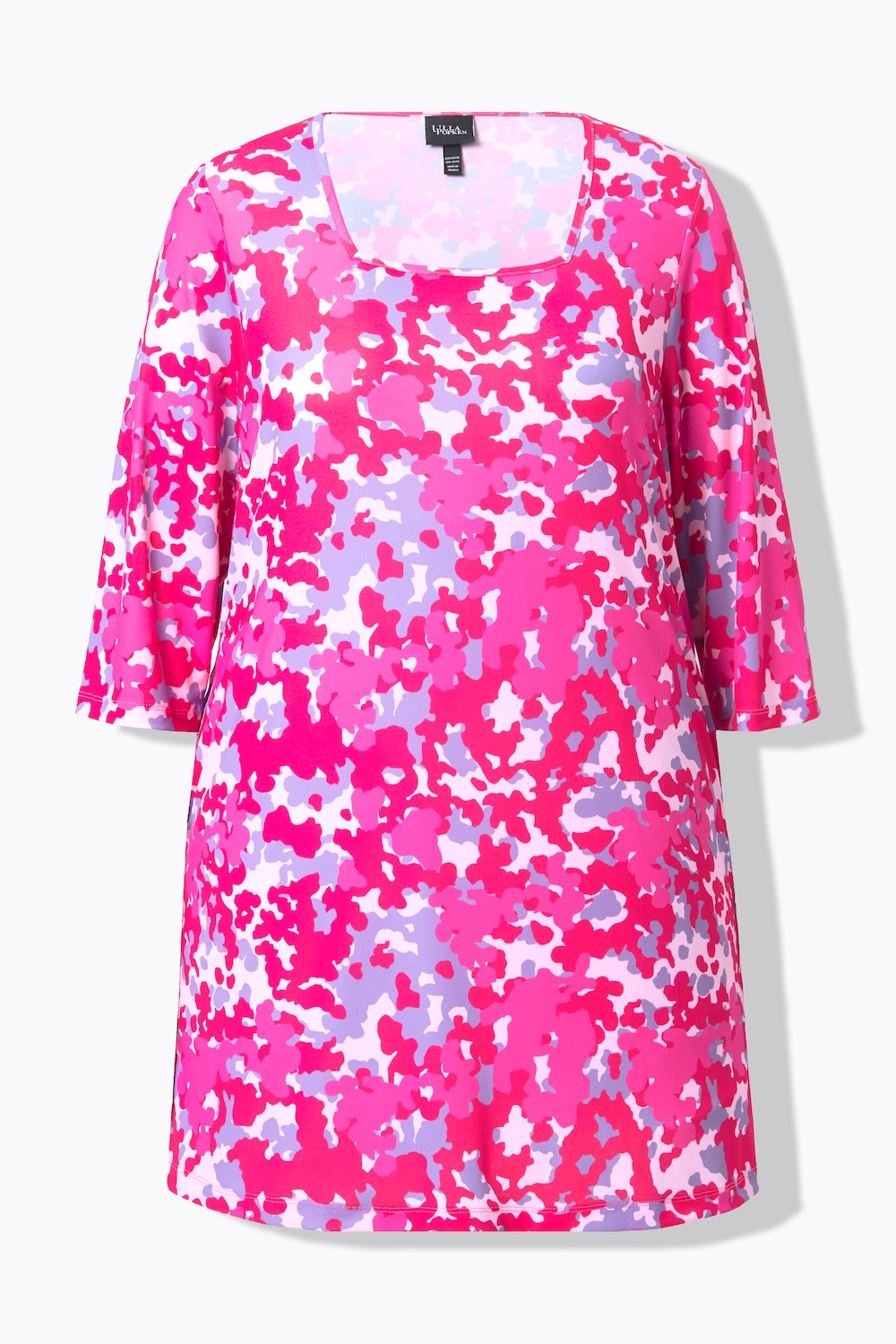 Stora storlekar Lång topp, Dam, rosa, storlek: 54/56, Polyester, Ulla Popken