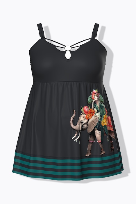 Badekleid, Elefant, Bügel, Softcups, recycelt