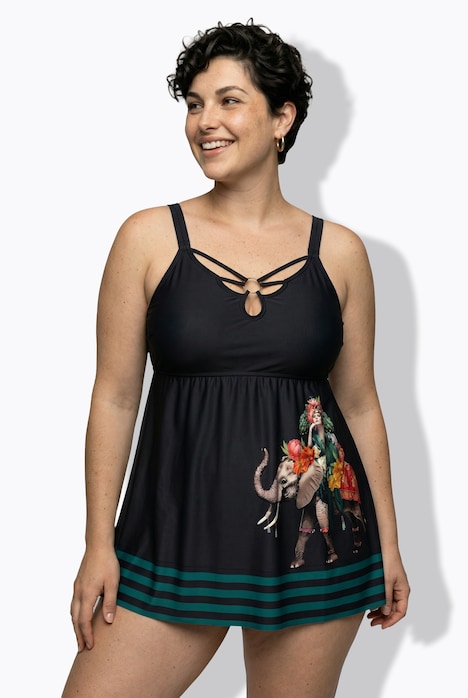 Badekleid, Elefant, Bügel, Softcups, recycelt