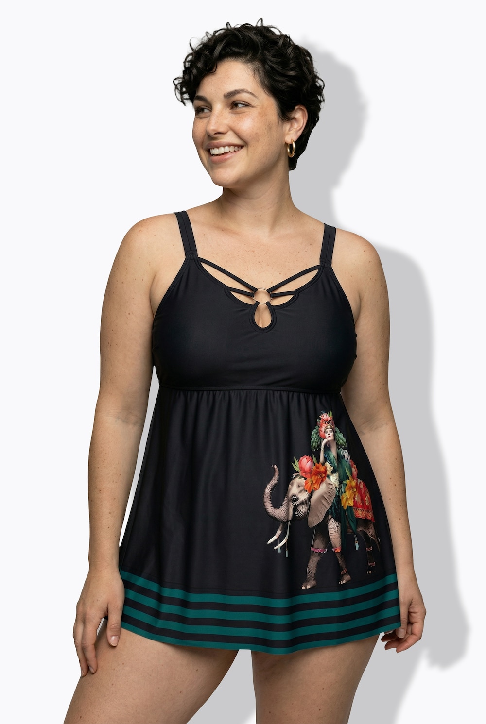 Badekleid, Elefant, Bügel, Softcups, recycelt