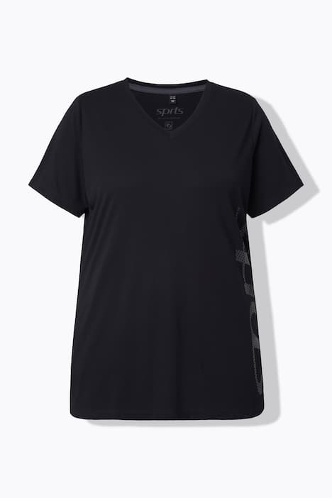 Functioneel shirt, V-hals, korte mouw, antibacterieel