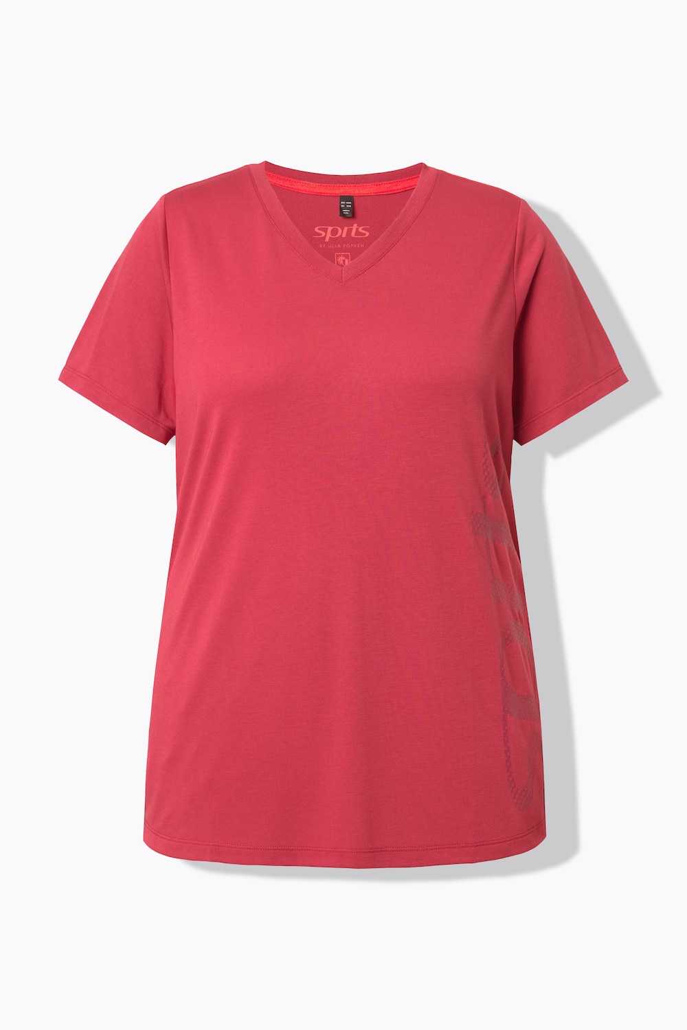 Stora storlekar Funktionstopp, Dam, röd, storlek: 50/52, Viskos/Polyester, Ulla Popken