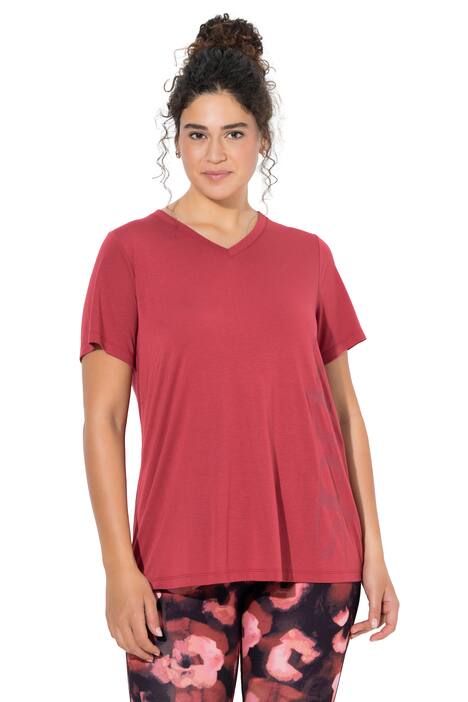 Funkční tričko, V výstřih, polo rukávy, antibakteriální