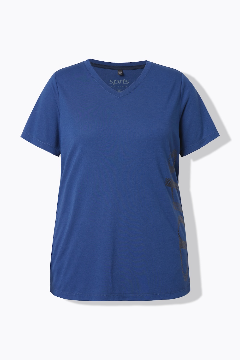 Stora storlekar Funktionstopp, Dam, blå, storlek: 58/60, Viskos/Polyester, Ulla Popken
