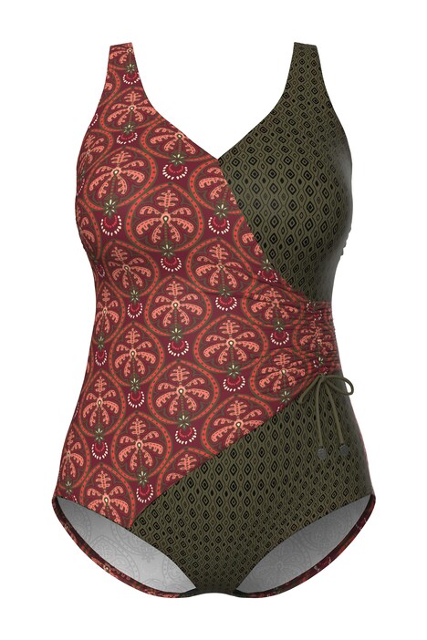 Plavky, palmy, měkké košíčky, zavinovací design, recyklovaný materiál