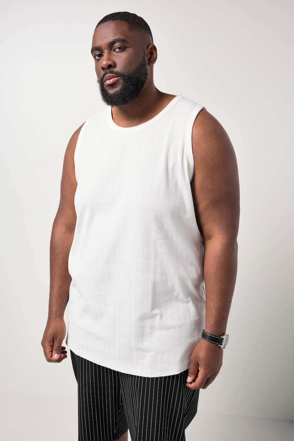 STHUGE Tanktop, Strukturjersey, bis 8 XL