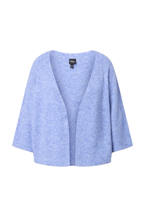 Pletený kardigan, hebký, bez zapínání, 3/4 rukávy