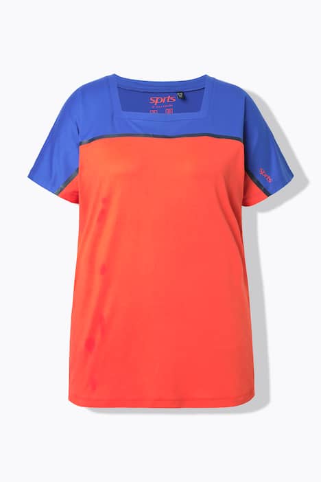 Neon Colorblock Functional Tee