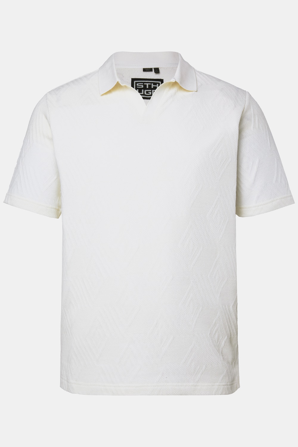 STHUGE Jacquard-Poloshirt FLEXLASTIC®, Halbarm, bis 8 XL