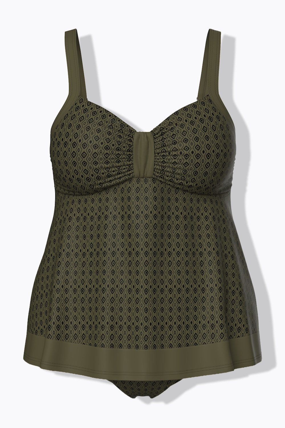 Tankini, gemustert, Softcups, Träger verstellbar