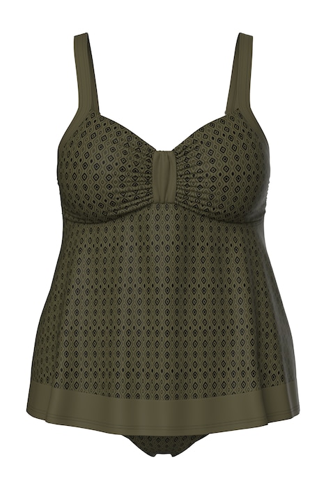 Tankini, vzorované, měkké košíčky, nastavitelná ramínka podprsenky