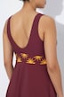 Sunburst Detail Swim Dress