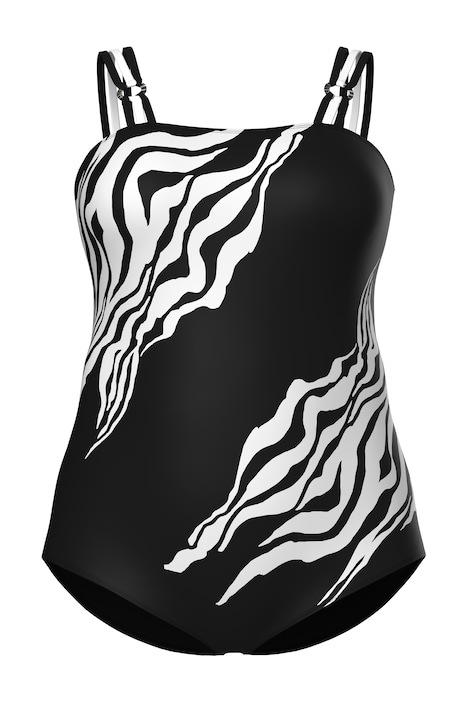 Plavky, tygří akcenty, měkké košíčky, trojitá ramínka