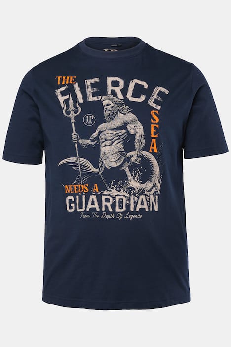 Camiseta, media manga, estampado, hasta la talla 8 XL