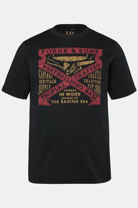 T-shirt, halvlång ärm, print, upp till 8XL