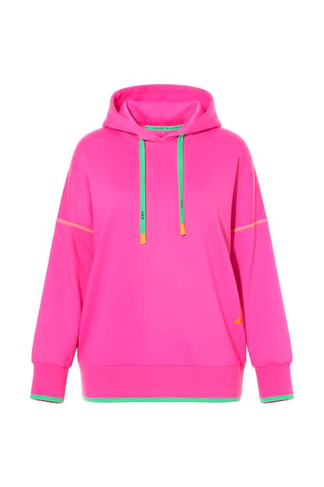 Mikina s kapucí a potiskem na zádech