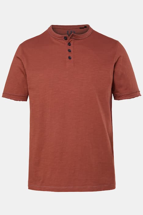 JP1880 Henley, Halbarm, Vintage Look, bis 8 XL