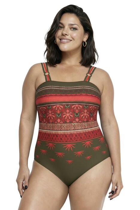 Plavky, boho vzor, měkké košíčky, recyklovaný materiál