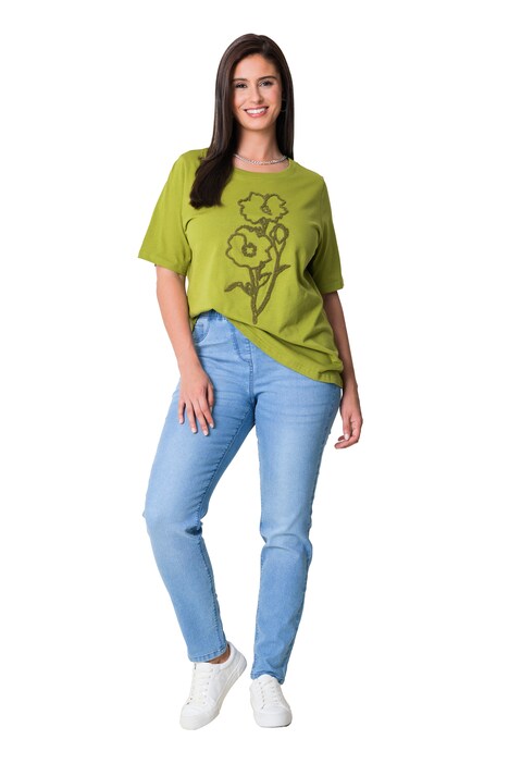 Jeggings Sienna, strečový materiál, úzké, elastický pas