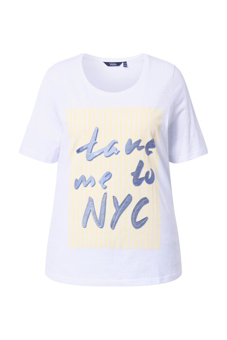 Tričko, NYC, klasický střih, kulatý výstřih, polodlouhé rukávy