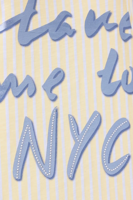 T-shirt, NYC, Classic, ronde hals, korte mouwen