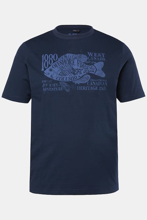 JP1880 T-Shirts, 2er-Pack, Halbarm, Print, bis 8 XL