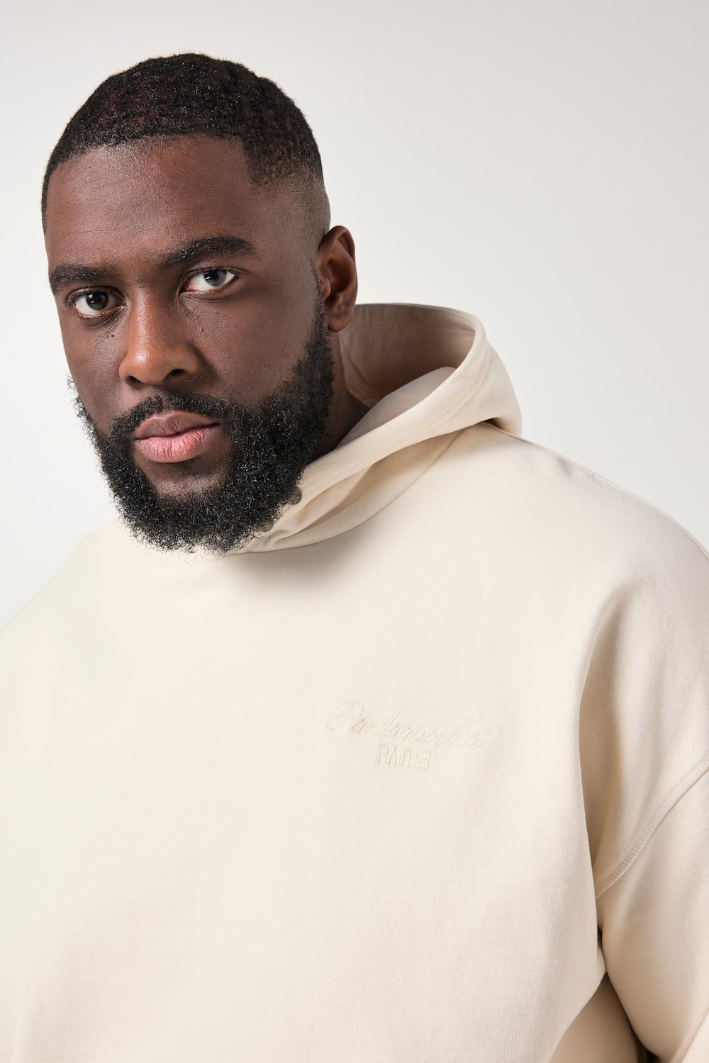 Stora storlekar Hoodie, Her, grå, storlek: XL, Bomull, STHUGE