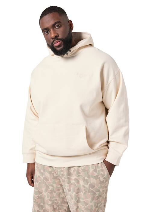 Mikina s kapucí STHUGE, oversize, kapuce, nášivky, do 8XL