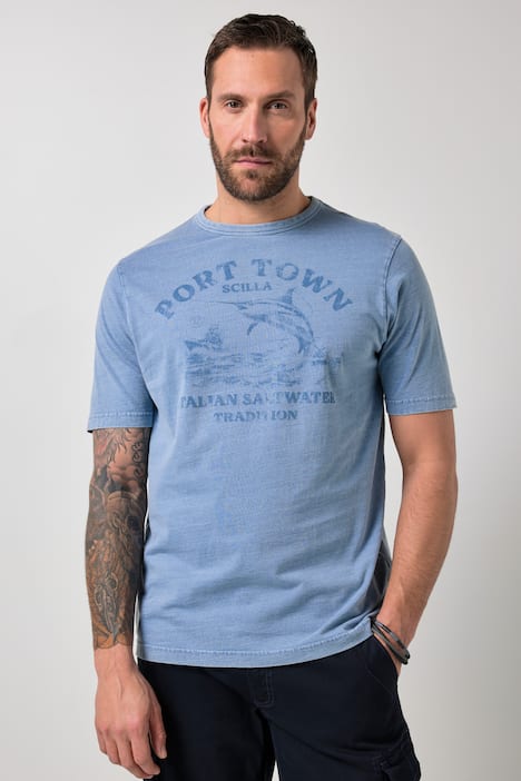 T-shirt, halvlång ärm, print, upp till 8XL