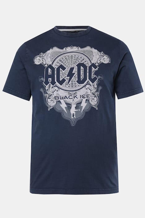 T-shirt, bandtröja, halvlång ärm, print, vintagelook, upp till 8 XL