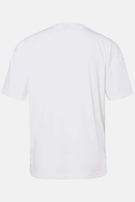 STHUGE T-Shirt, Halbarm, Front-Print, V-Ausschnitt, bis 8 XL