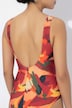 Autumn Brushstroke Print Swimsuit