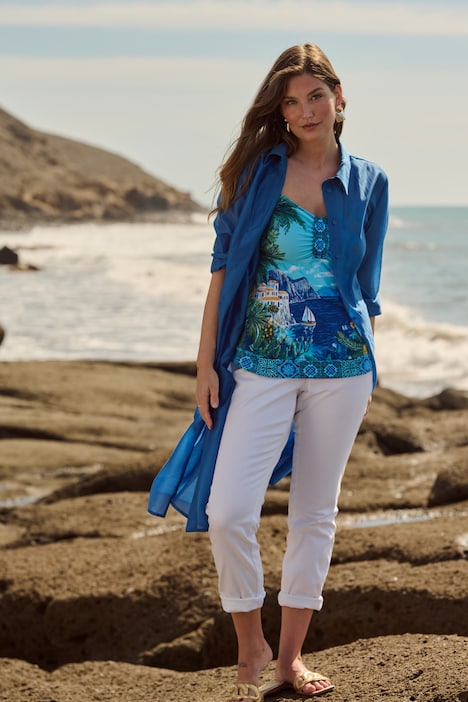 Tankini, dovolená, měkké košíčky, nastavitelná ramínka podprsenky