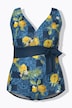 Mosaic Lemon Print Swimsuit