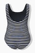 Badpak, strepen, zonder zachte cups, ronde hals