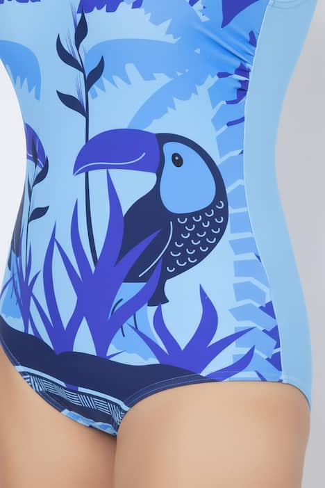 Badpak, toekan, zonder zachte cups, ronde hals