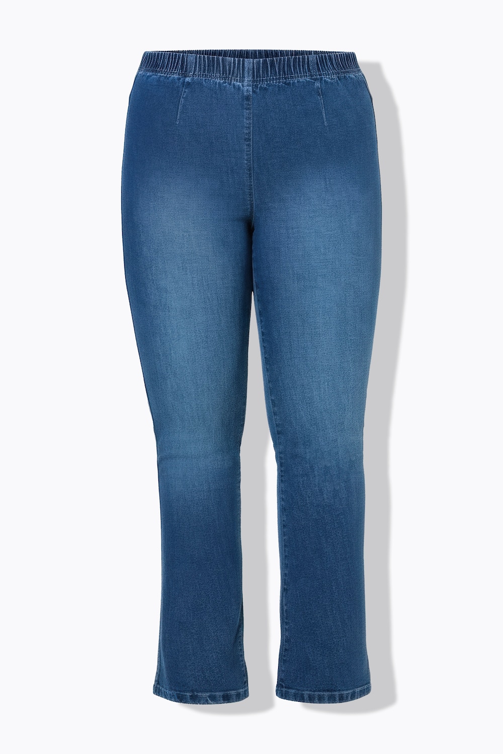 Stora storlekar Bootcut-jeggings, Dam, blå, storlek: 52, Bomull, Mia Moda