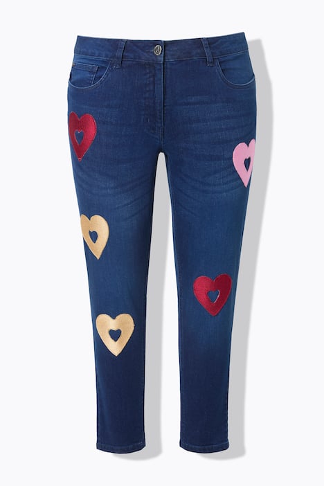 Jeans Pina, Skinny-Fit, Herzen, 5-Pocket