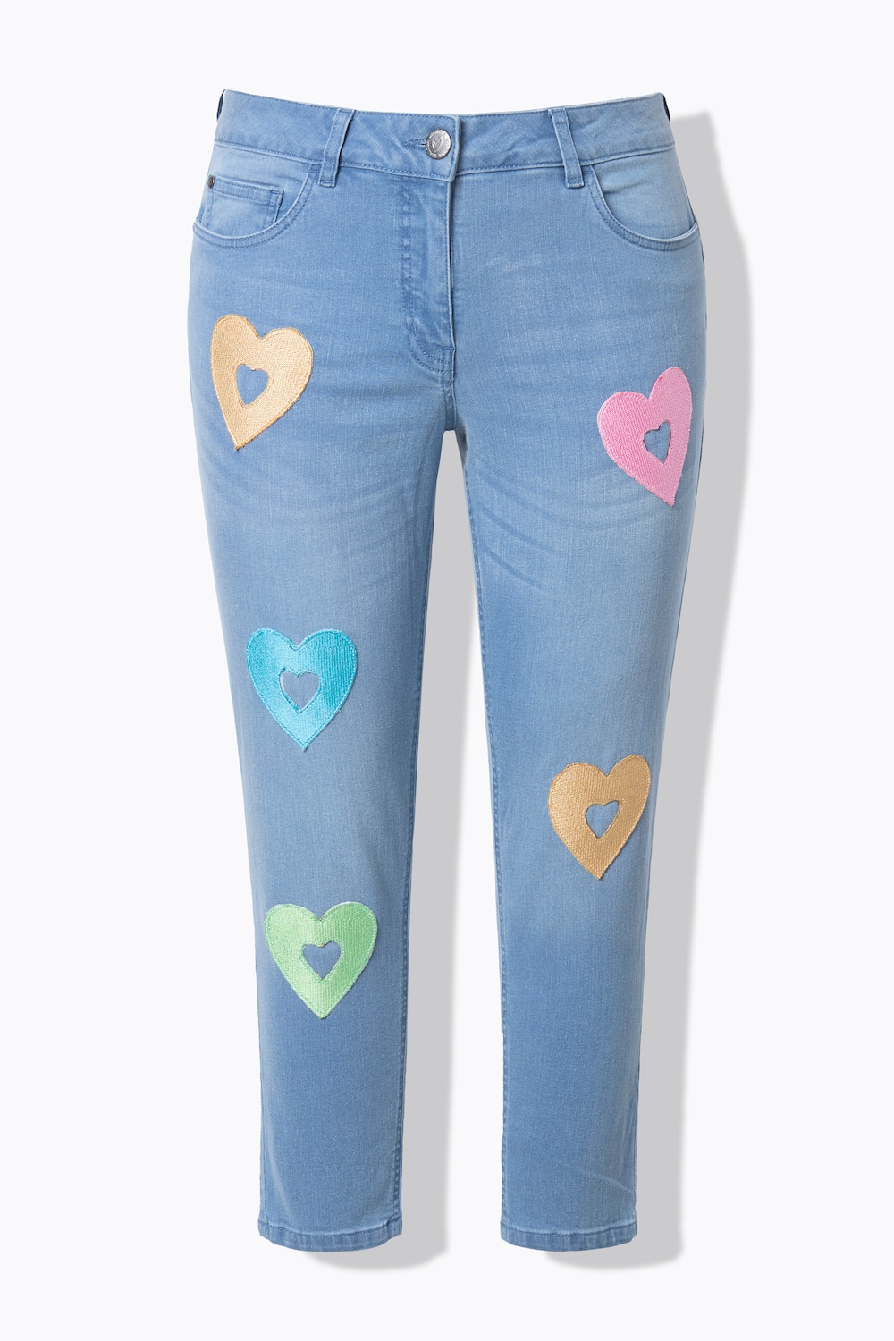 Stora storlekar Jeans Pina, Dam, blå, storlek: 54, Bomull, Mia Moda