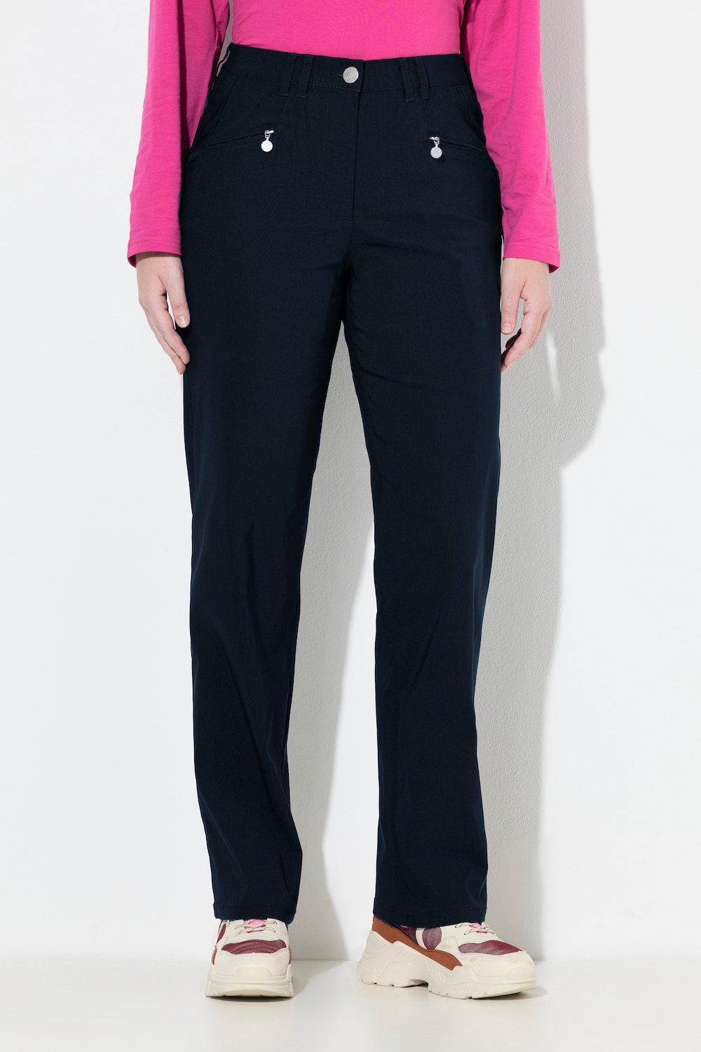 Große Größen Bengalinhose Mony, Damen, blau, Größe: 124, Viskose/Synthetische Fasern, Ulla Popken