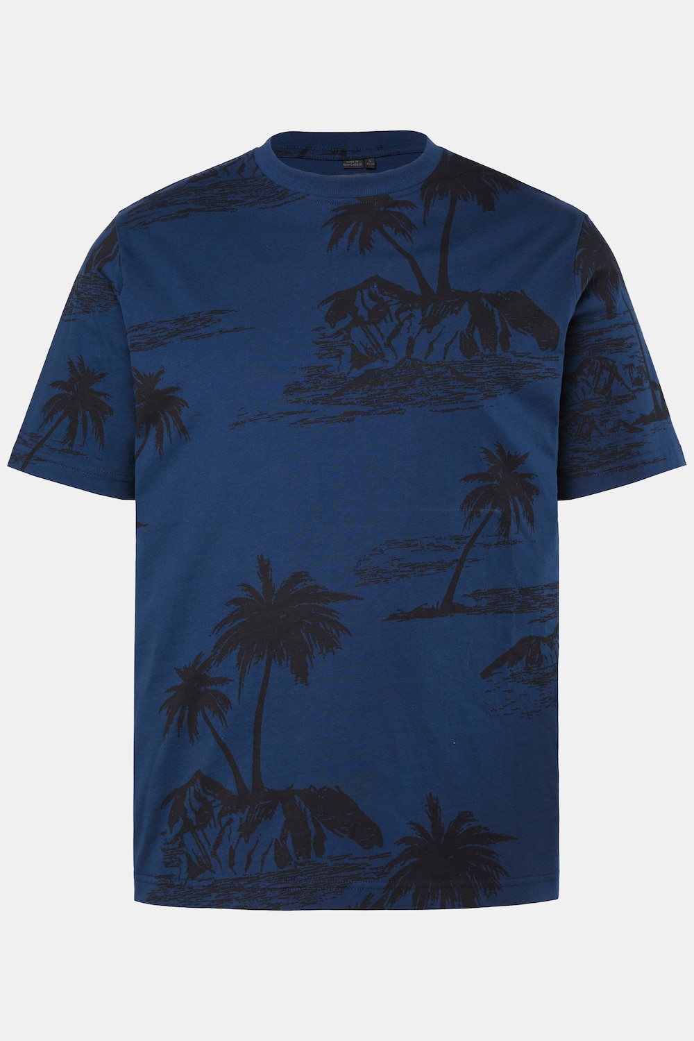 T-Shirt, Alloverdruck, Halbarm, bis 8 XL