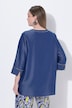 Lyocell-Blusenshirt, Jeansoptik, V-Ausschnitt, 3/4-Arm