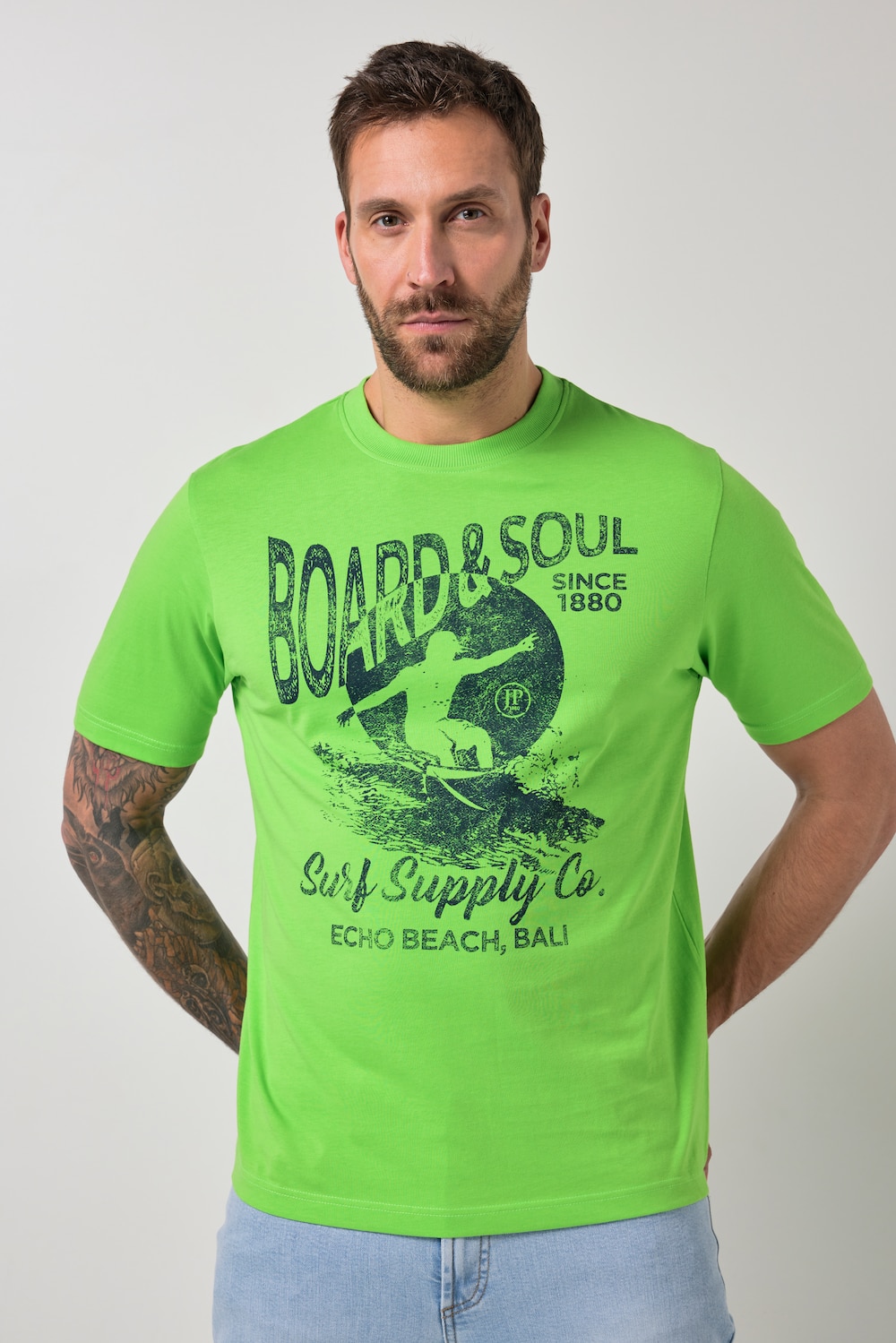 T-Shirt, Halbarm, Druckmotiv, bis 8 XL