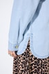 Jeanshemd, oversized, Vintage Look, goldene Ziernieten