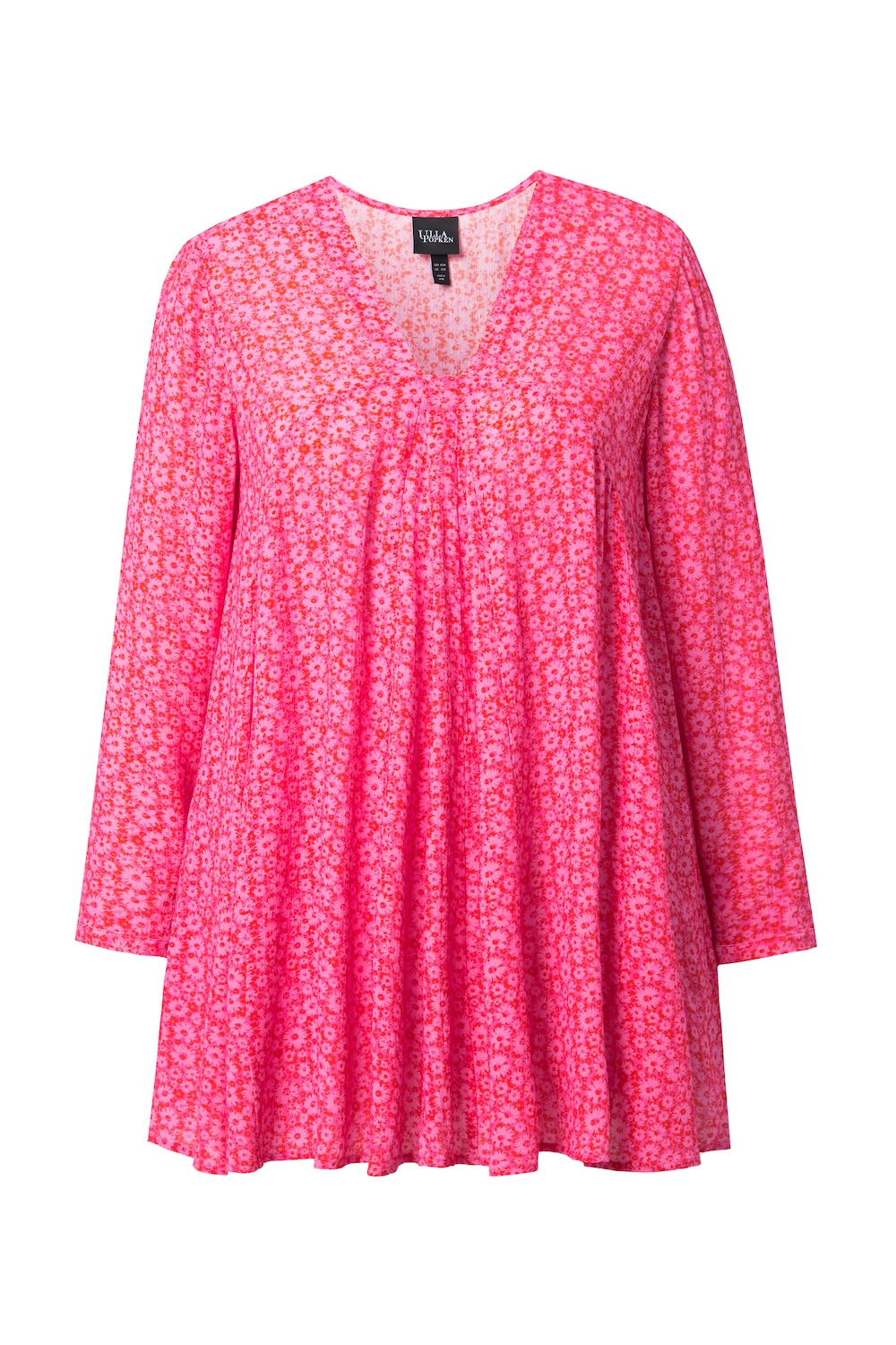 Stora storlekar Blus, Dam, rosa, storlek: 46/48, Viskos, Ulla Popken