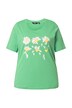 Tričko, květy, Classic, kulatý výstřih, krátké rukávy